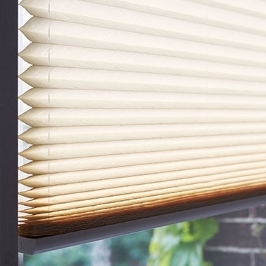 Pliss?gordijn detail